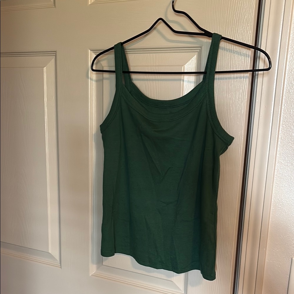 Old Navy Green Sleeveless Tank Top